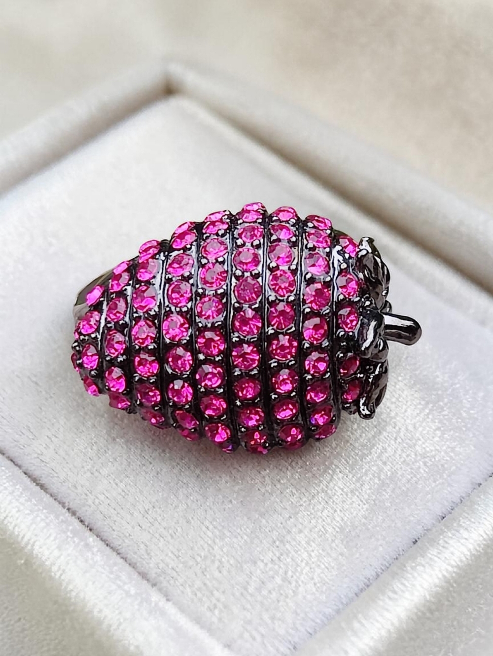 🍓 Vintage Park Lane Berry Sweet Strawberry Ring